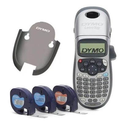 Imagen de ETIQUETADORA DYMO LETRATAG LT-100H + 3 CINTAS + SOPORTE
