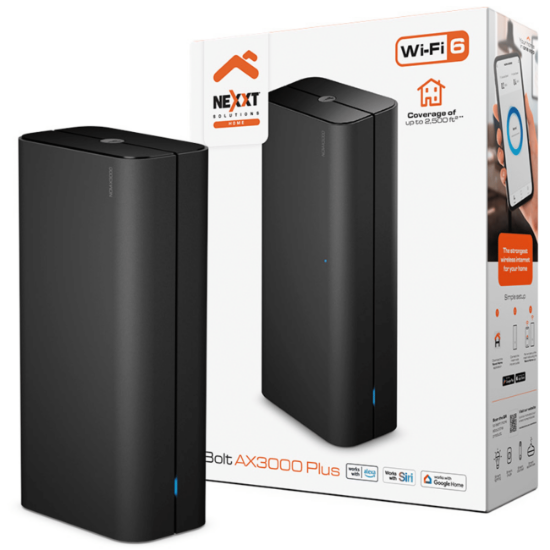 Imagen de ROUTER NEXXT BOL AX3000 PLUS 2400MBPS WIFI ULTRA RAPIDO - WIFI 6 - 2.4GHZ