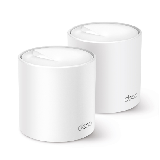 Imagen de ROUTER PACK 2 TP-LINK WIFI 6 MESH - AX3000 MBPS - GIGABIT