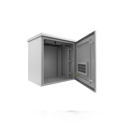 Imagen de GABINETE FIJO PARA EXTERIORES NEXXT PROFESSIONAL EN POSTE 600 X 450MM - 2 VENTILADORES 