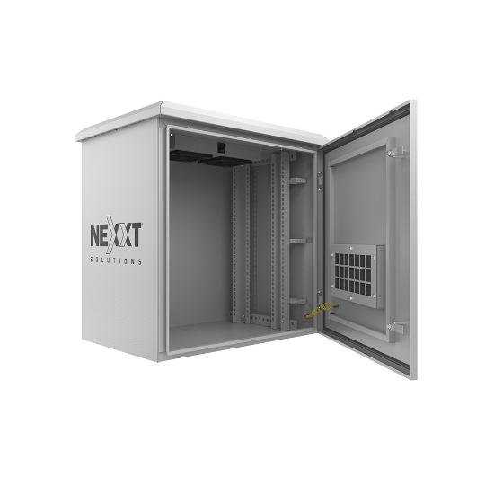 Imagen de GABINETE NEXXT INFRAESTRUCTURA 12U - 600X600 - 100KG - 2 VENTILACIONES