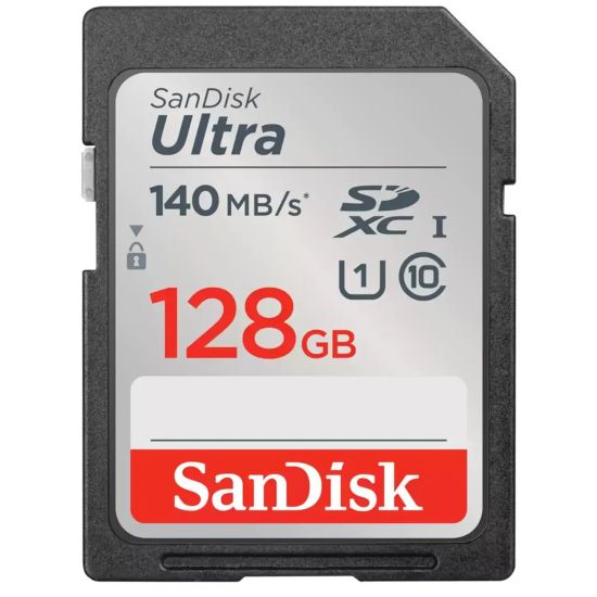 Imagen de TARJETA SANDISK ULTRA SDHC UHS-I Y SDXC UHS-I 128GB 140MB/S