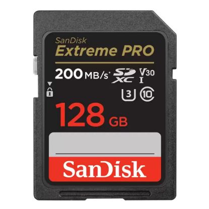 Imagen de TARJETA SANDISK EXTREME PRO SDHC Y SDXC UHS-I 128GB 200MB/S
