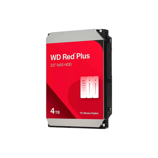 Imagen de DISCO DURO WD RED PLUS NAS 4TB 3.5" SATA - 5400RPM - 180MBS