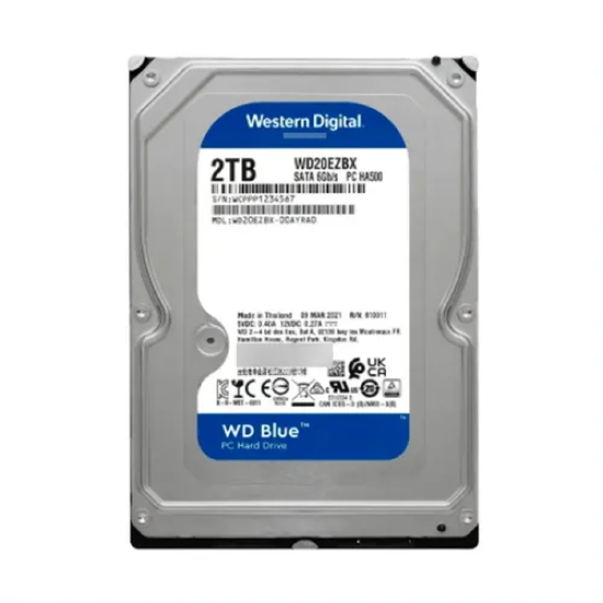 Imagen de DISCO DURO INTERNO WESTERN DIGITAL BLUE 2TB 3.5" - SATA 6GBS - 7200RPM - 256MB