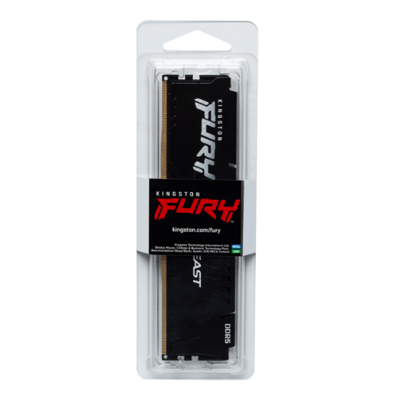 Imagen de MEMORIA RAM KINGSTON FURY BEAST 32GB DDR5 5600MHZ 