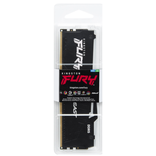 Imagen de MEMORIA RAM KINGSTON FURY BEAST 32GB DDR5 5600MHZ CL40 - XMP