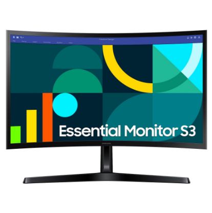 Imagen de MONITOR SAMSUNG CURVO ESSENTIAL S3 S36GD 24" 1920 X 1080 FHD - 100HZ - HDMI - VGA