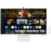 Imagen de MONITOR SAMSUNG VISION AI 32" SMART M8 M80F 4K  HDMI – USB-C – WIFI BLANCO