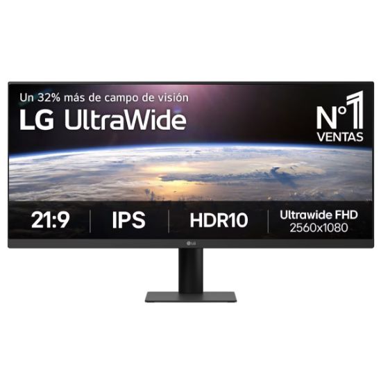Imagen de MONITOR LG ULTRAWIDE 34'' 2560 x 1080 IPS UWFHD 100HZ NEGRO