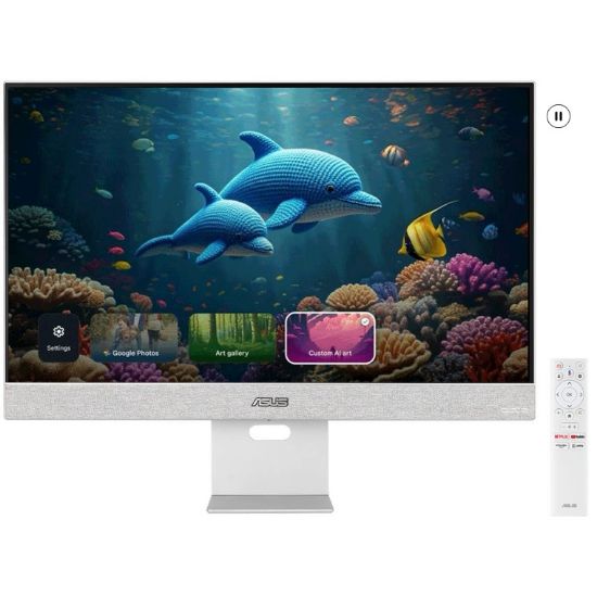 Imagen de MONITOR ASUS ZENSCREEN SMART 31.5” IPS MS-32UC UHD 4K 3840X2160 GOOGLE TV 60HZ 5MS – HDMI – DP - WIFI - 2 USB-C 