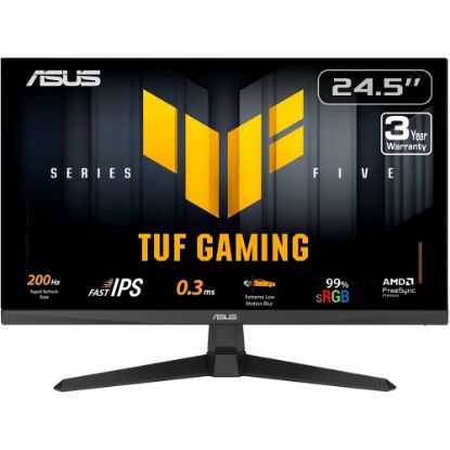 Imagen de MONITOR ASUS TUF 5 GAMING 24.5” IPS VG259QM5A FHD 240HZ  0.3MS – HDMI – DP