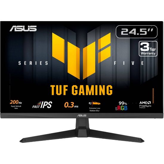 Imagen de MONITOR ASUS TUF 5 GAMING 24.5” IPS VG259QM5A FHD 240HZ  0.3MS – HDMI – DP