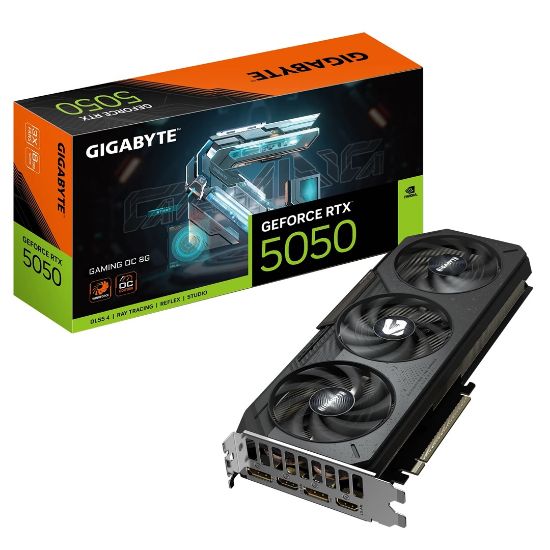 Imagen de TARJETA DE VIDEO GIGABYTE GEFORCE RTX 5050 GAMING OC 8G 8GB GDDR6 - 128BIT