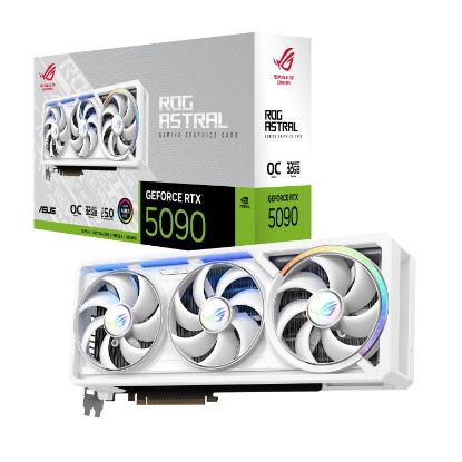 Imagen de TARJETA DE VIDEO ASUS ROG ASTRAL GEFORCE RTX 5090 32GB GDDR7 WHITE OC 