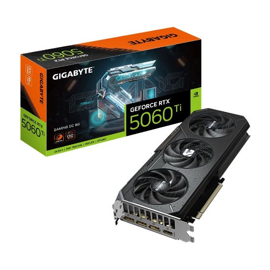 Imagen de TARJETA DE VIDEO GIGABYTE GEFORCE RTX 5060 TI GAMING OC 8G  8GB GDDR7 - HDMI - DP