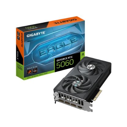 Imagen de TARJETA DE VIDEO GIGABYTE GEFORCE RTX 5060 EAGLE OC 8G 8GB GDDR7 - 3 DP - 1 HDMI