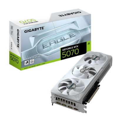 Imagen de TARJETA DE VIDEO GIGABYTE RTX 5070 EAGLE OC ICE 12GB GDDR7 HDMI - DP