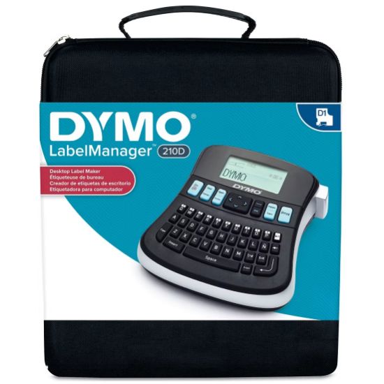 Imagen de KIT MALETIN CARGADOR ROTULADORA DYMO LABELMANAGER 210D 12MM