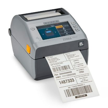 Imagen de IMPRESORA DE ETIQUETAS ZEBRA ZD621 TERMICA DIRECTA LCD TACTIL 4” 203PPP USB - LAN - WIFI - CON CORTADOR