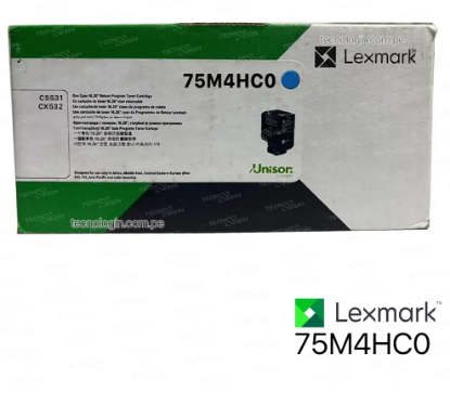 Imagen de Toner Cian 8.8k Cs531 Cx532 75M4HC0