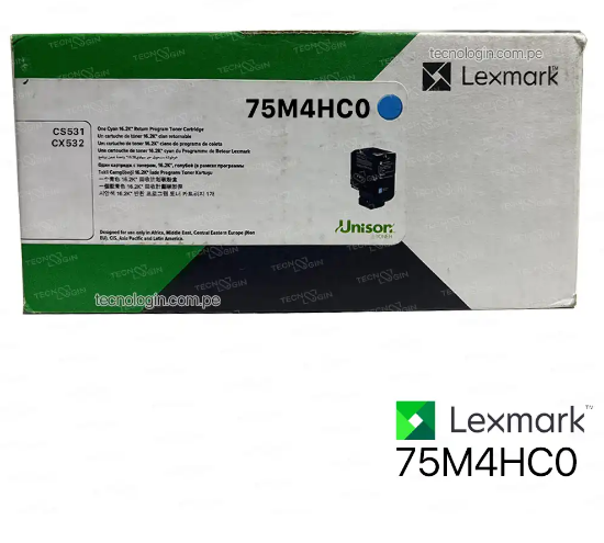 Imagen de Toner Cian 8.8k Cs531 Cx532 75M4HC0