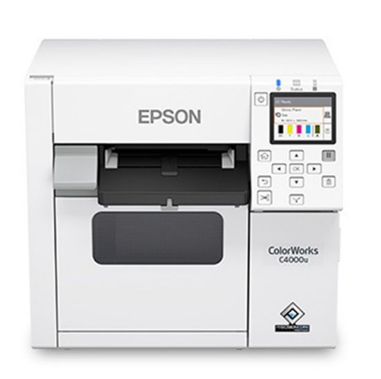 Picture of IMPRESORA DE ETIQUETAS COLORWORKS CW-C4000 LCD 2.7" -LAN - USB