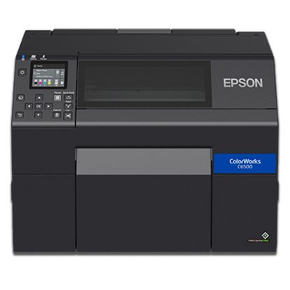 Imagen de IMPRESORA DE ETIQUETAS COLORWORKS CW-C6500AU LCD 2.7" LAN - USB - CORTADOR AUTOMATICO