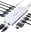 Imagen de HUB 14 EN 1 PARA APPLE USB C ABIWAZY USB 3.0 - HDMI - DP - RJ45 - 3.5MM