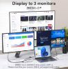 Imagen de HUB 14 EN 1 PARA APPLE USB C ABIWAZY USB 3.0 - HDMI - DP - RJ45 - 3.5MM