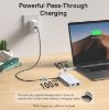 Imagen de HUB 14 EN 1 PARA APPLE USB C ABIWAZY USB 3.0 - HDMI - DP - RJ45 - 3.5MM