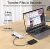 Imagen de HUB 14 EN 1 PARA APPLE USB C ABIWAZY USB 3.0 - HDMI - DP - RJ45 - 3.5MM