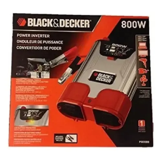 Imagen de INVERSOR DE CORRIENE BLACK&DECKER PI800BB-B3 - 1600 VATIOS - 60HZ - 115V