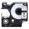 Imagen de CINTA GENERICA PARA DYMO D1 45020 12MM X 7M TRANSPARENTE - LETRA BLANCA