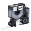 Imagen de CINTA GENERICA PARA DYMO D1 45020 12MM X 7M TRANSPARENTE - LETRA BLANCA